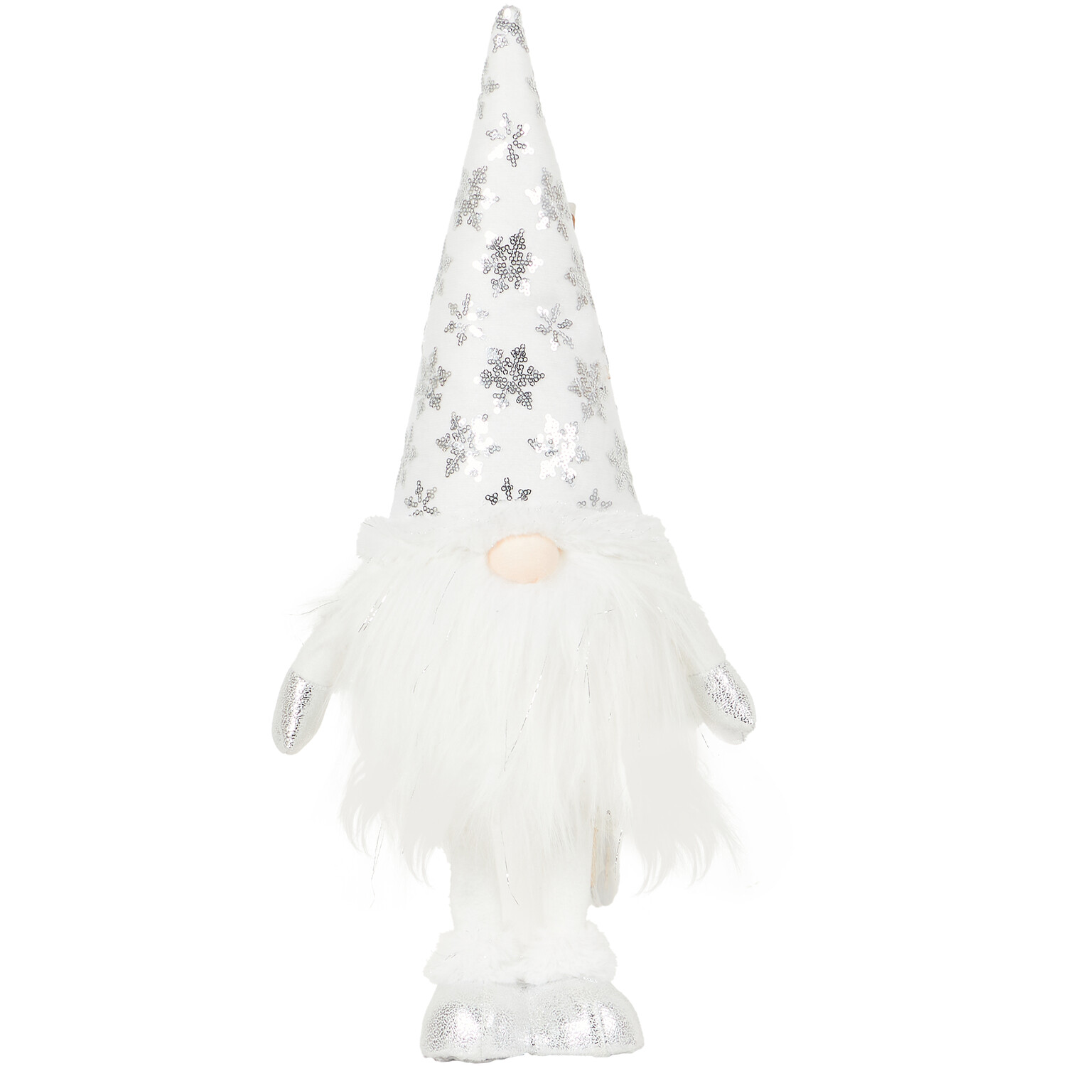 LED Standing Snowflake Gonk - White Image 3