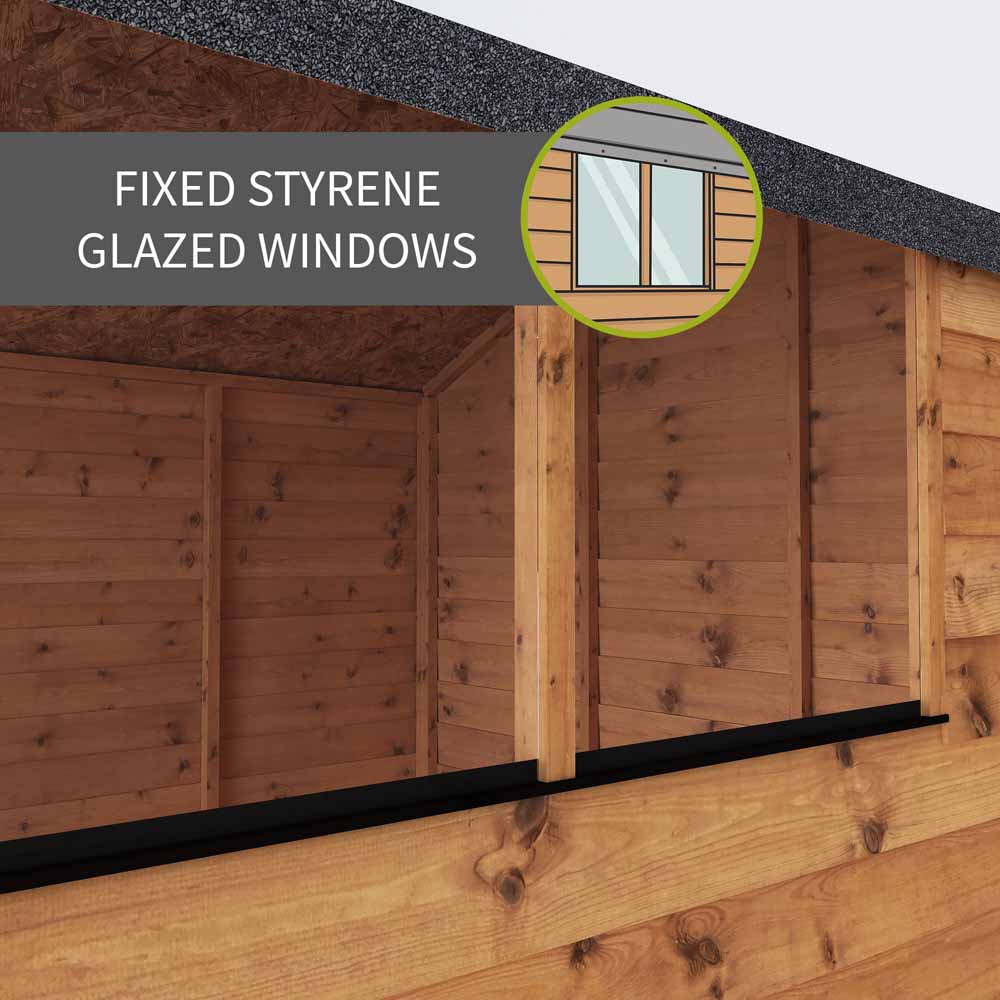 Mercia 7 x 5ft Overlap Apex Shed Image 6