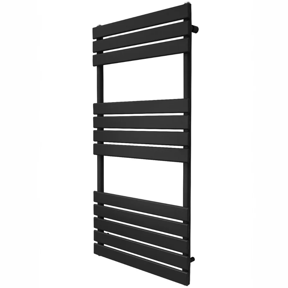 Monster Shop 2461BTU Black Flat Panel Towel Radiator 1200 x 600mm Image 3