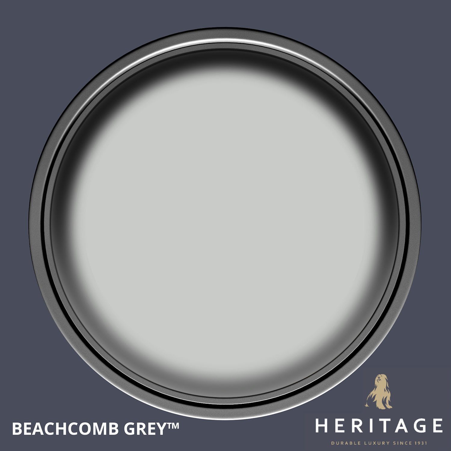 Dulux Heritage Wood and Metal Beachcomb Grey Eggshell Paint 750ml Image 3