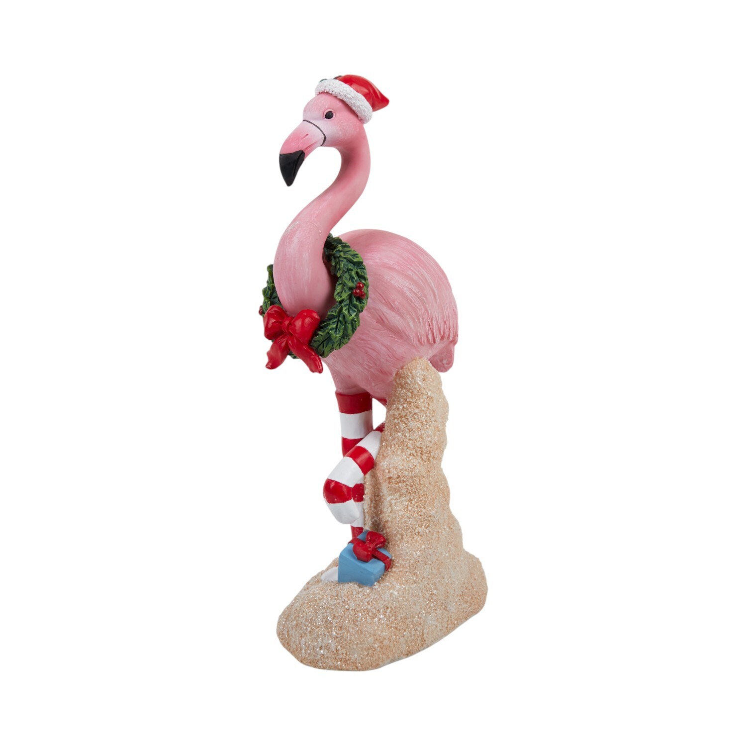Christmas Flamingo Standing DecorationsPink Image 2