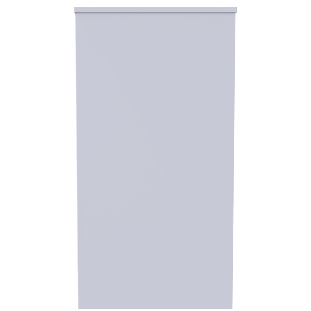 Crowndale Las Vegas 3 Drawer White Matt Dressing Table Image 4