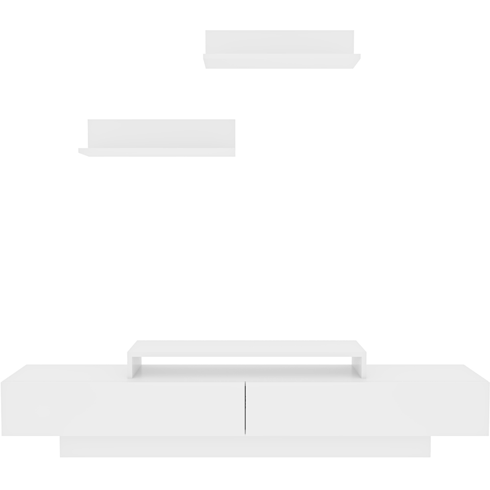 Decorotika Lusi 2 Door White TV Unit Image 5