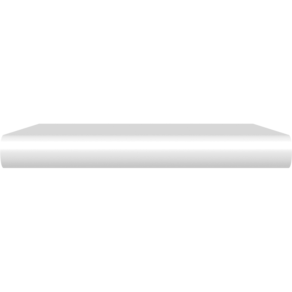 National Skirting White Full Round Primed Window Board 25mm 140 x 3040mm Image 2