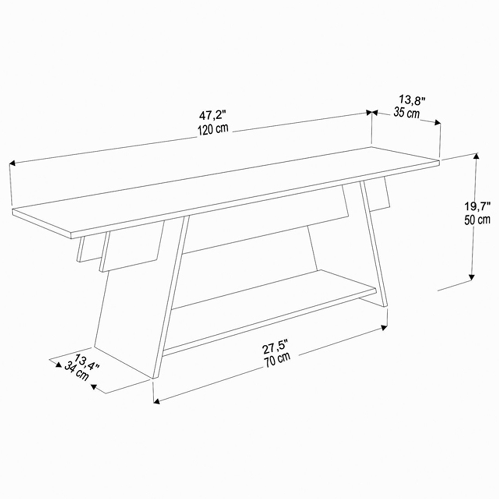 Decorotika Lanca Single Shelf Cordaba TV Unit Image 7