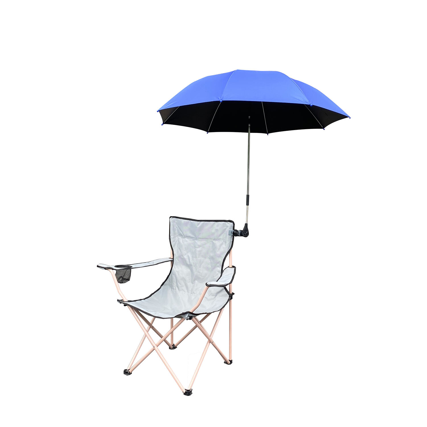 Outdoor Essentials Blue Universal Parasol with Clamp 1m Image 7