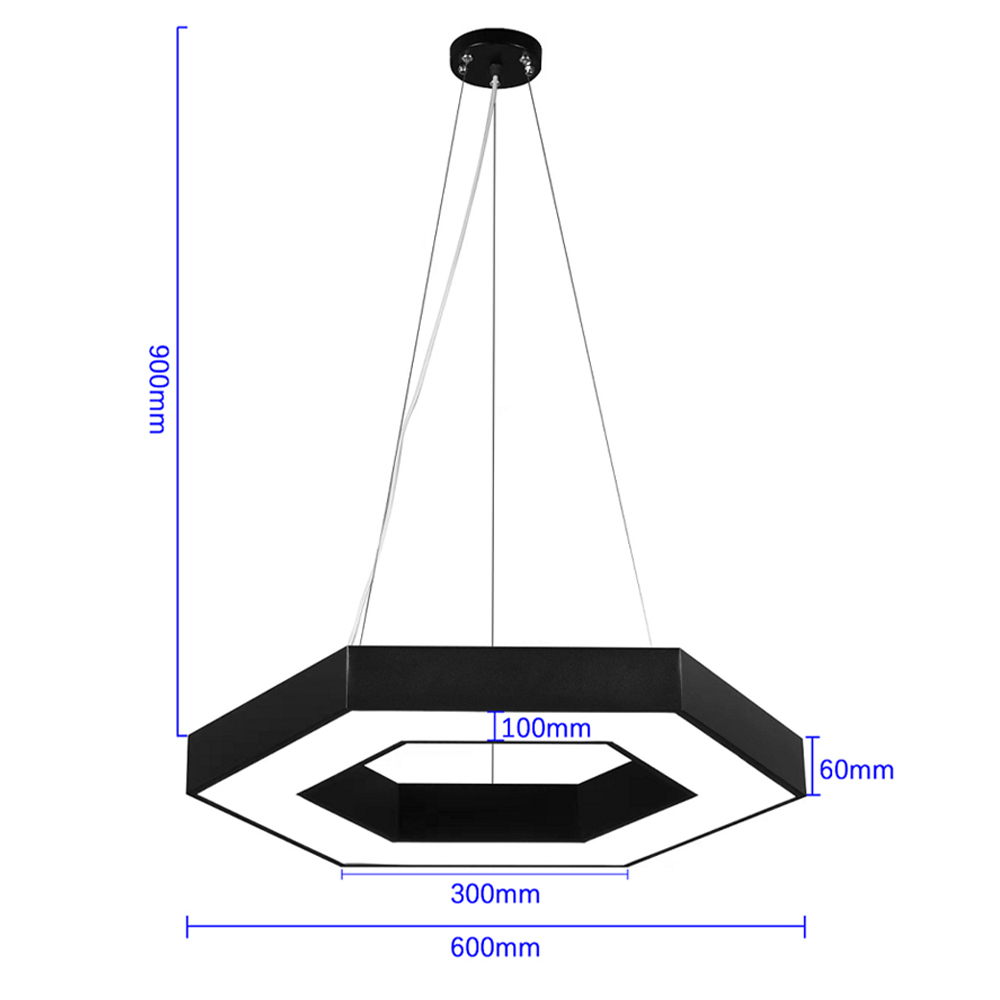 Ener-J Smart Cool White LED Hexagon Pendant Light Image 8