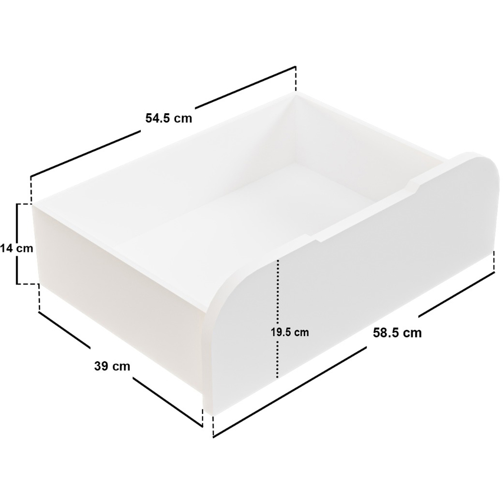 Flair Mason White Staircase Triple Sleeper with Storage Image 7