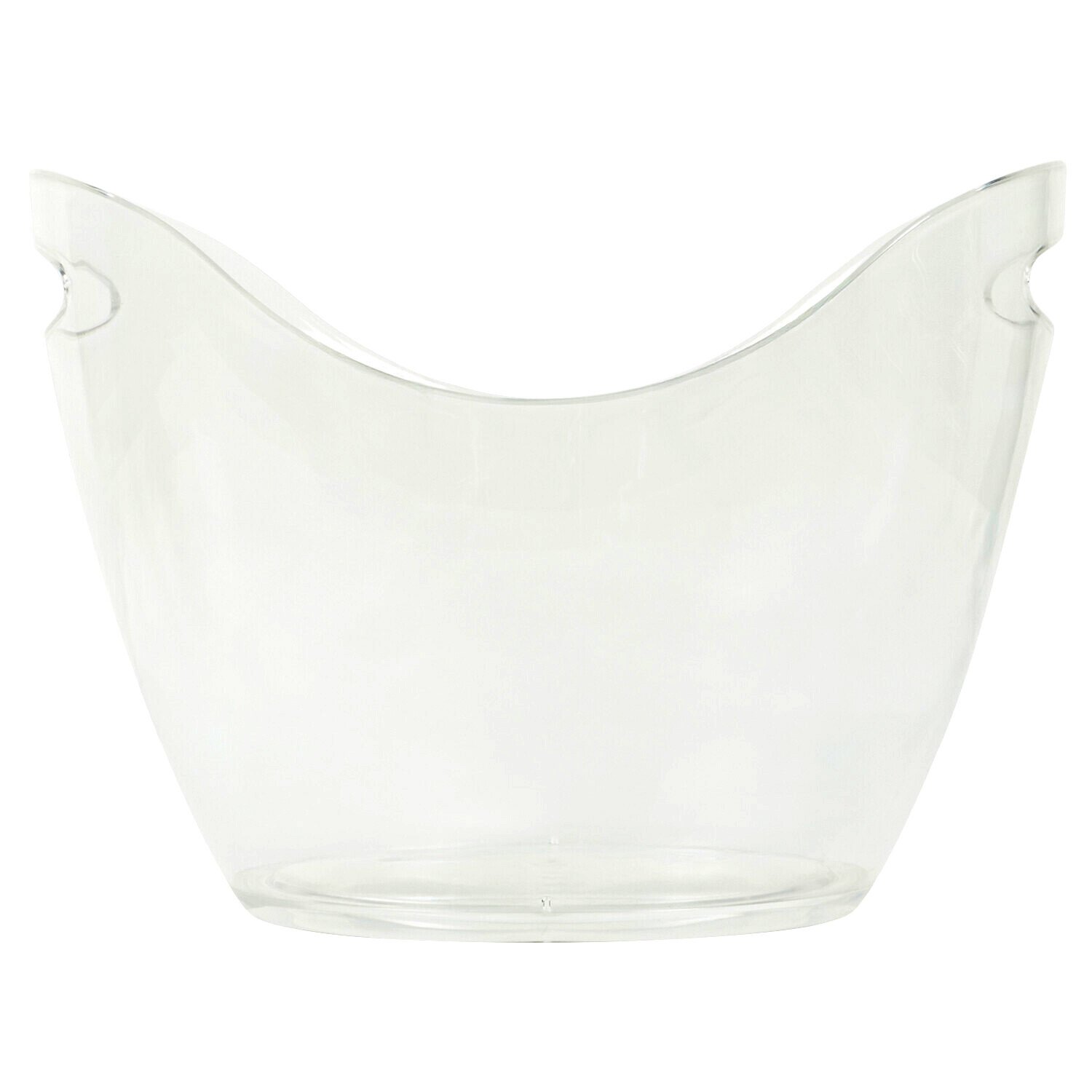 Plastic Ice Bucket Clear Image 1