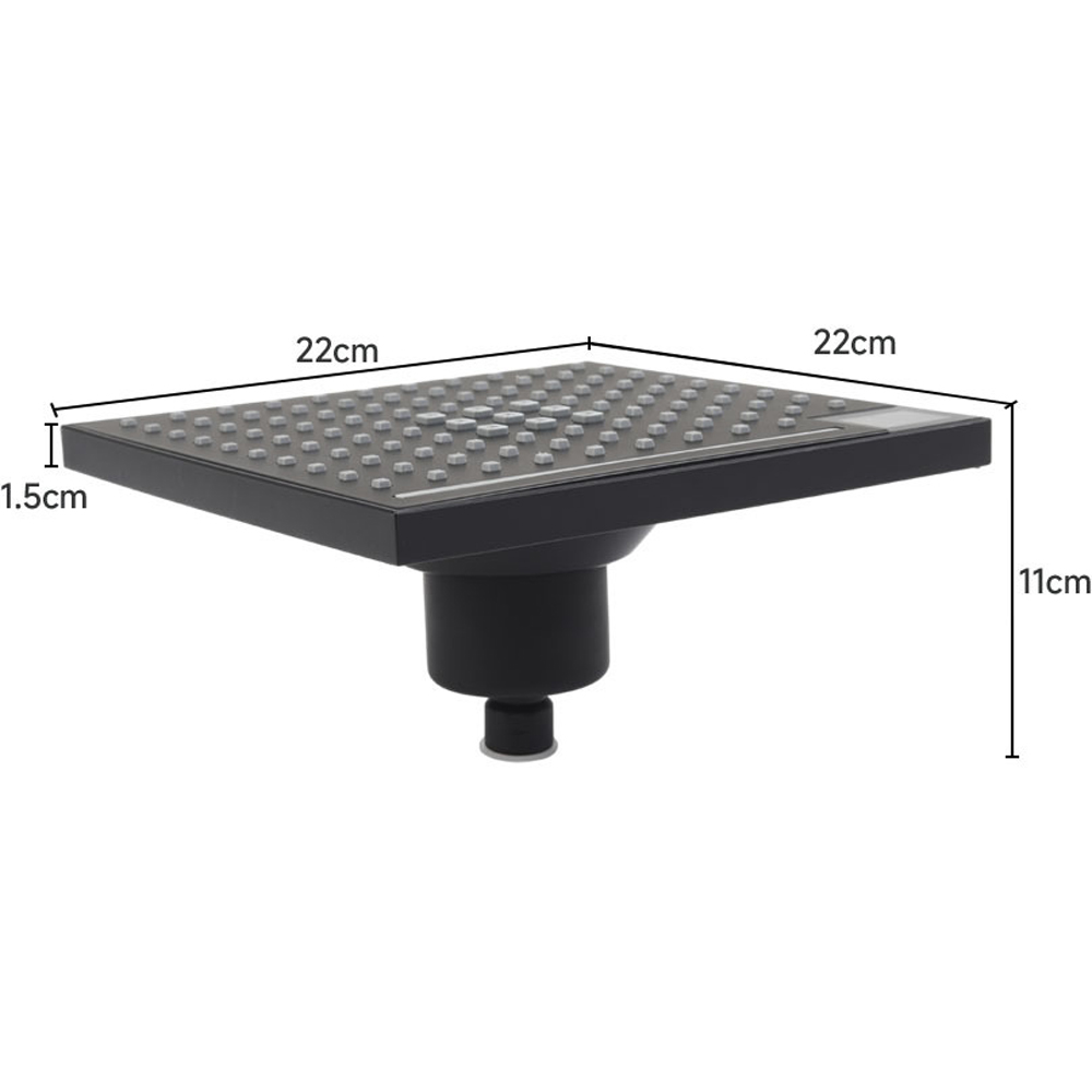 H&O Direct Large Smart Sensor Rain Shower Head with Digital Display Image 5