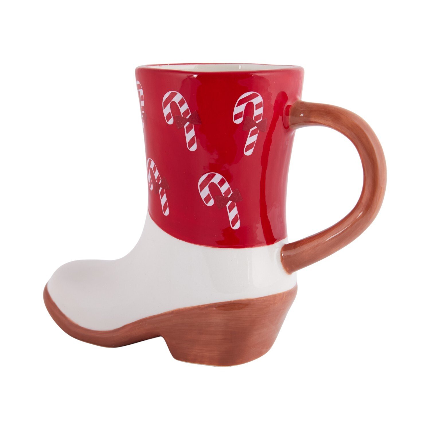 Christmas Cowboy Boot Mug Red Image 3
