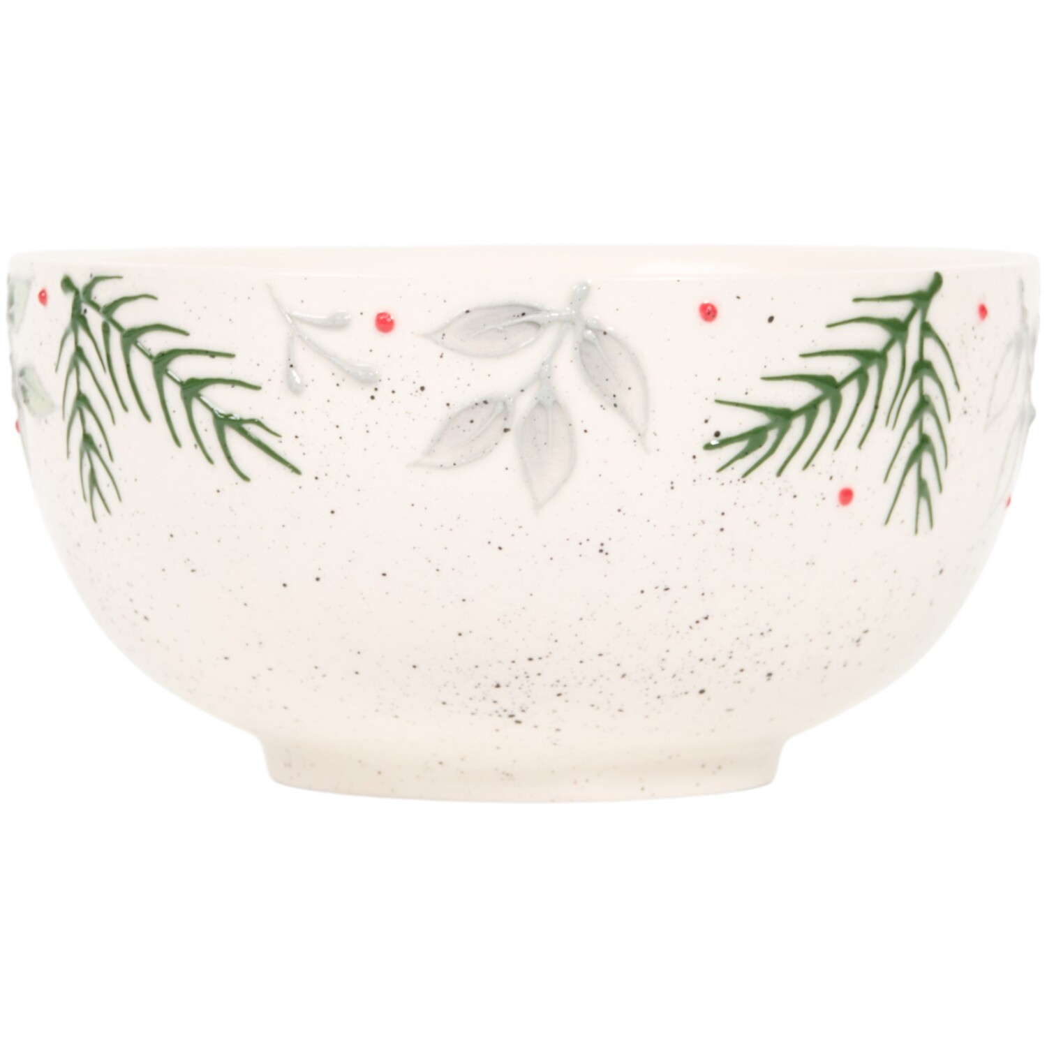 Festive Stone Floristry BowlWhite Image 4