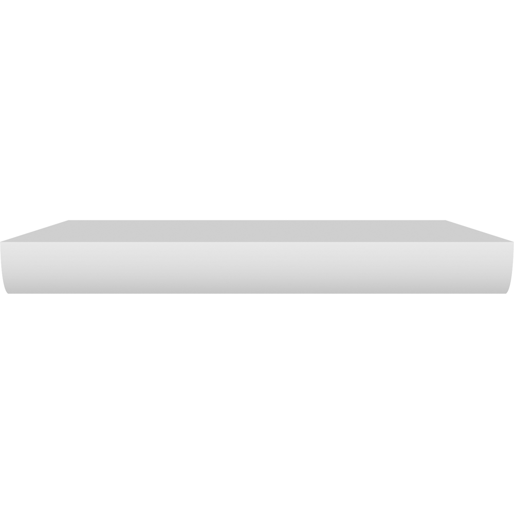 National Skirting White Bullnose Primed Window Board 18mm 195 x 4200mm Image 2
