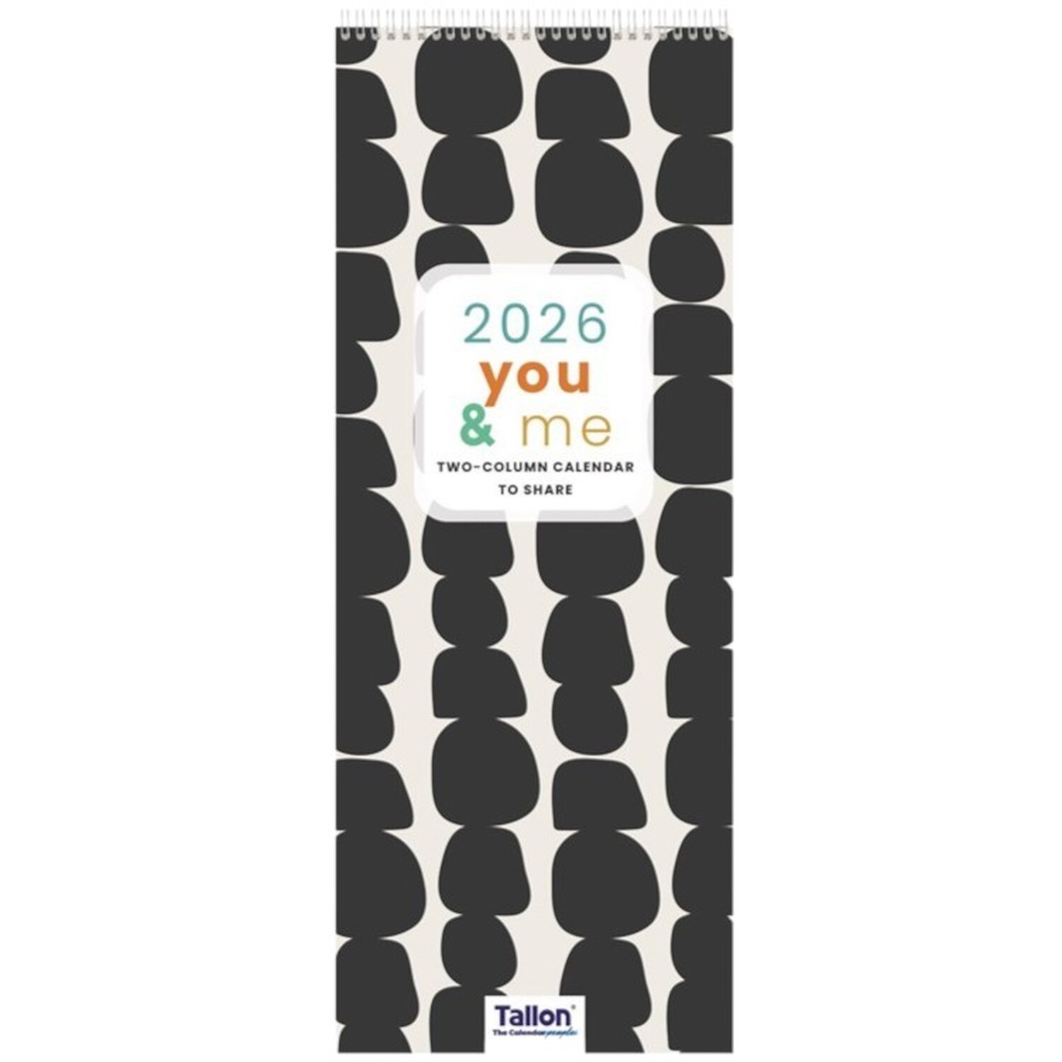 2026 Couples Slim Calendar Image 2