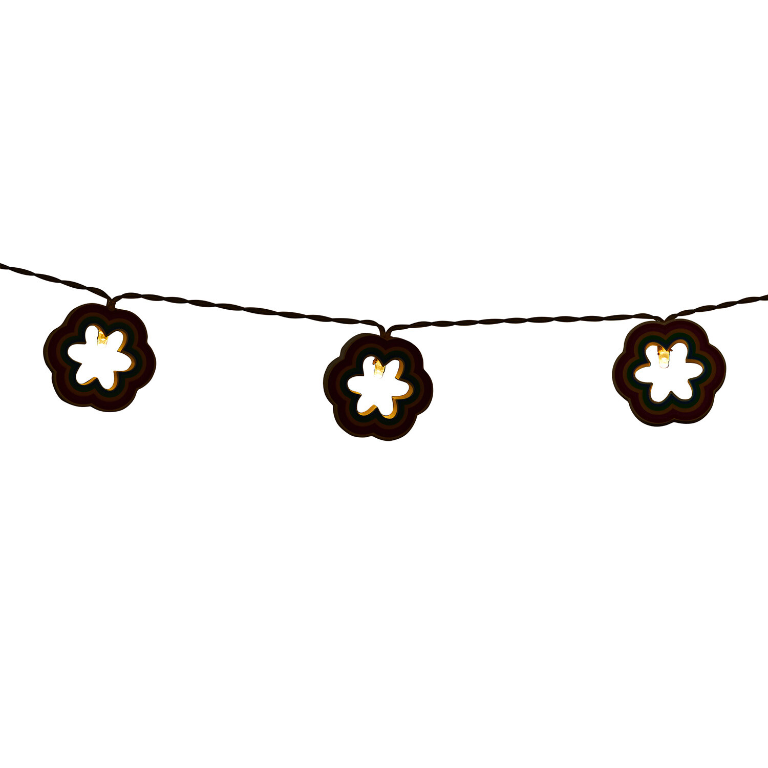 20 LED Retro Flower String Light Image 3