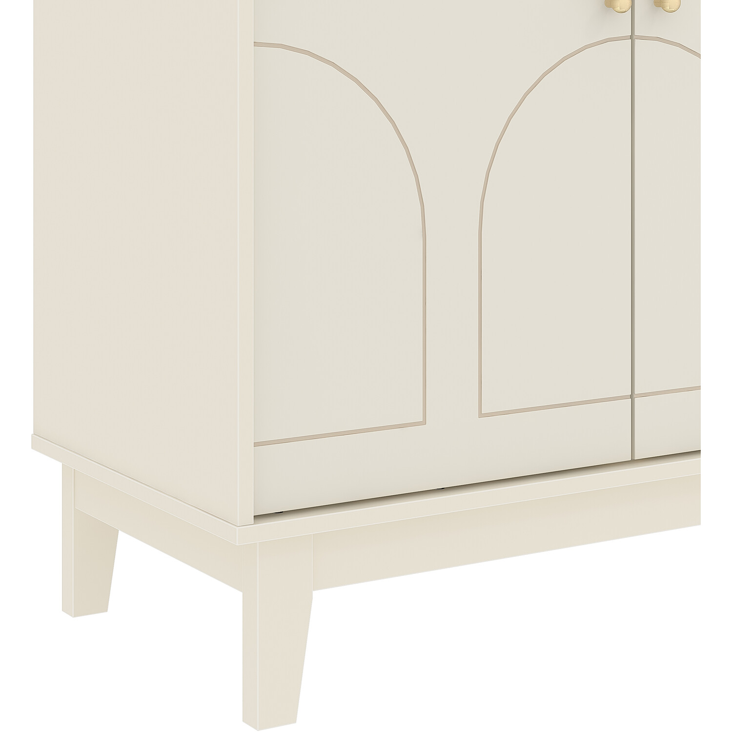 Florence Display Cabinet - Cream Image 7