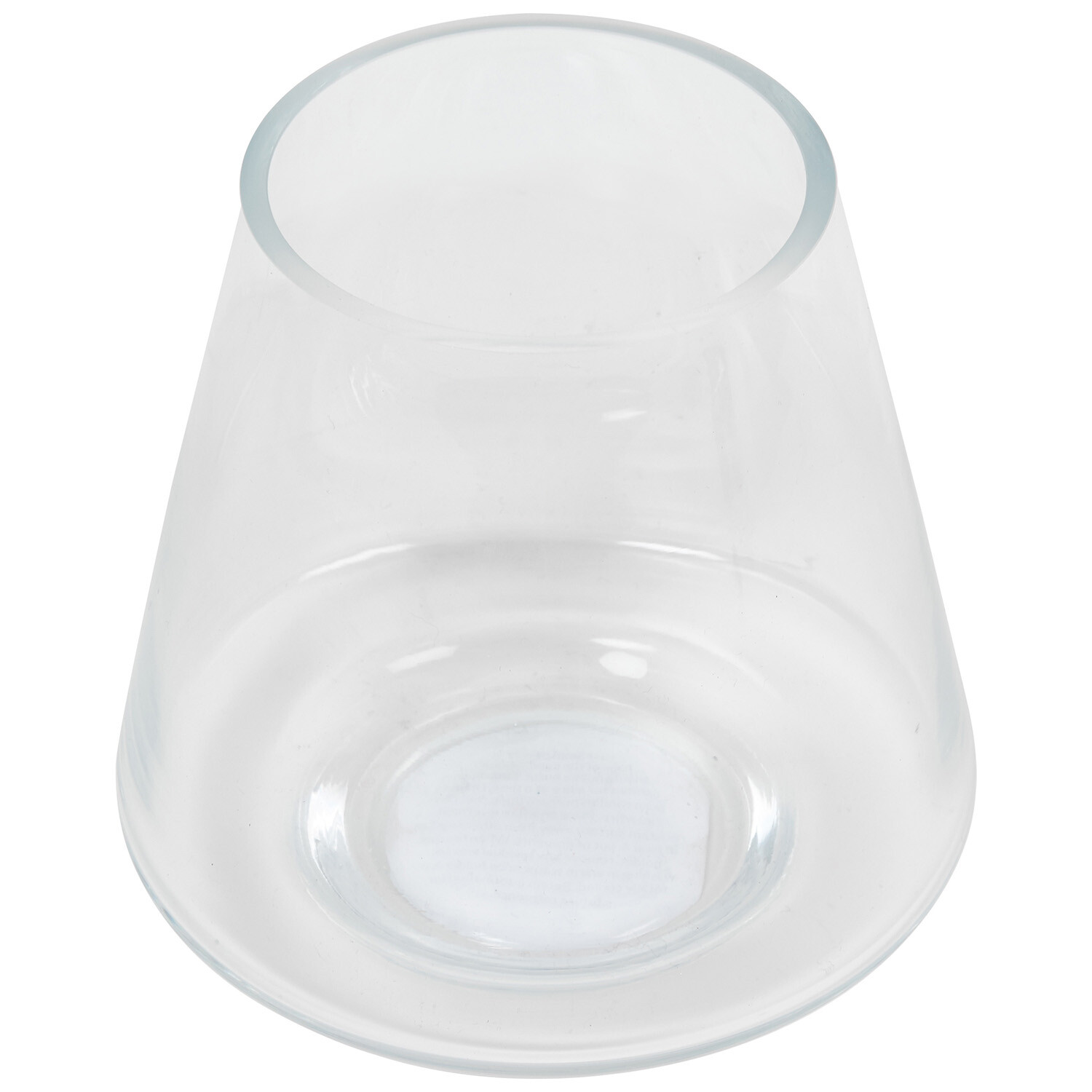 Conical Glass Hurricane - Clear Image 2