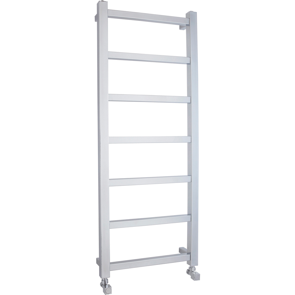 nuie Eton Chrome Heated Towel Rail 1200 x 450mm Image 1