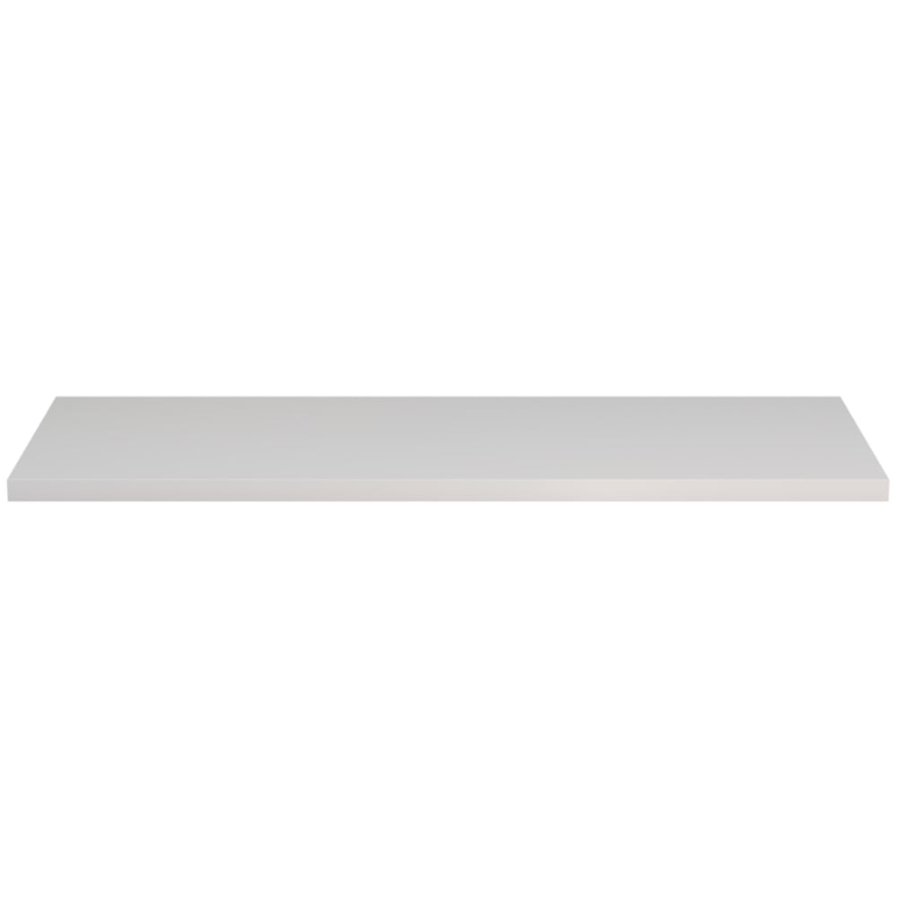 Homebase 60cm Matt White Melamine Floating Shelf 2 Pack Image 4