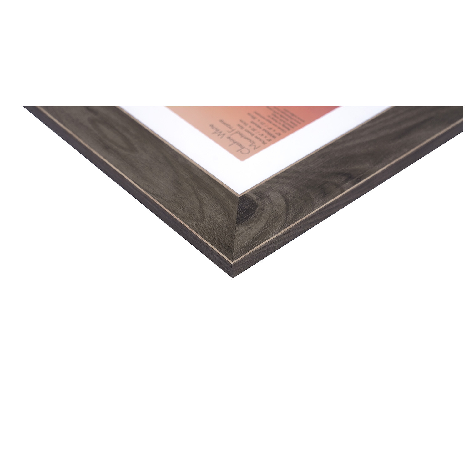 Cheshire White Mounted Frame - Brown / 8 x 6in Image 3