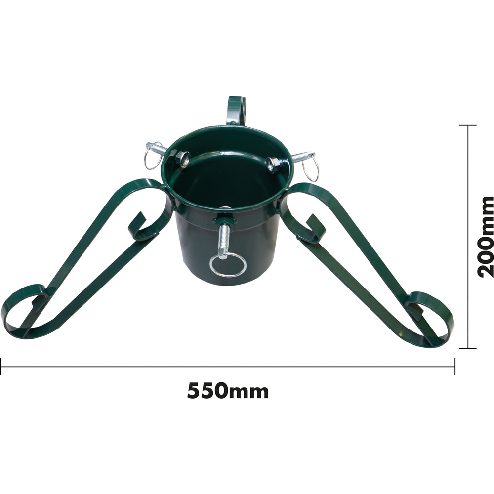 St Helens Green Traditional Christmas Tree Stand 20 x 55cm Image 5