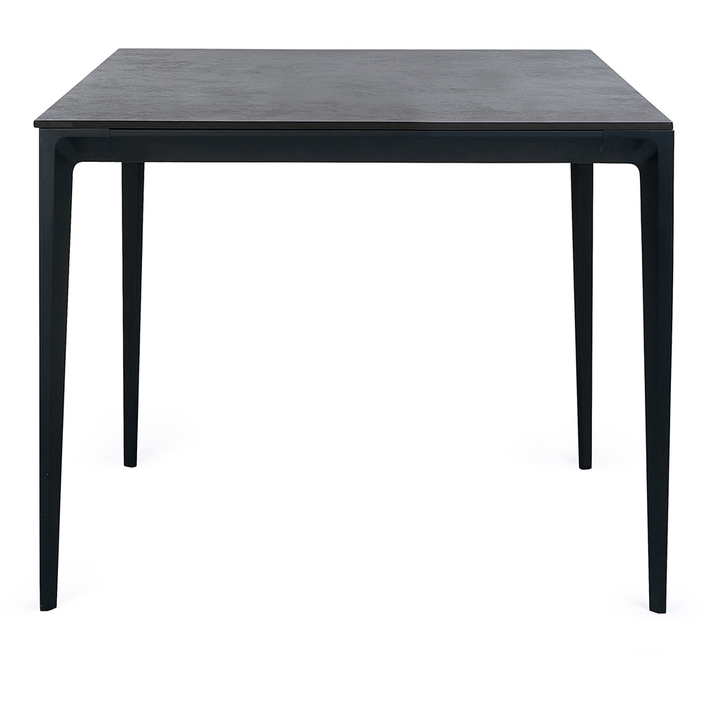 Julian Bowen Miami 4 Seater Slate Square Dining Table Grey Image 3