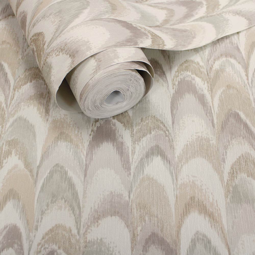 Holden Decor Ruba Beige and Cream Wallpaper Image 2