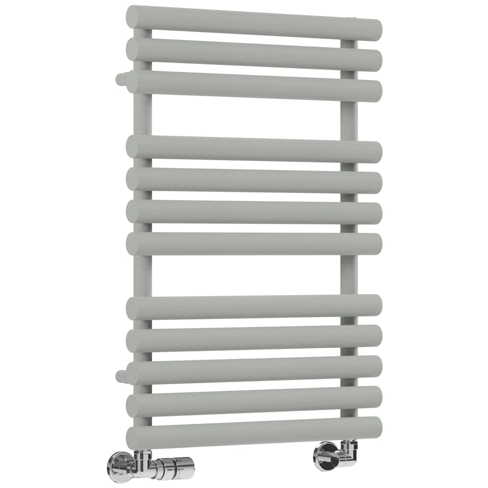 Terma Rolo Towel 1592BTU Salt n Pepper Heated Towel Rail 755 x 520mm Image 1