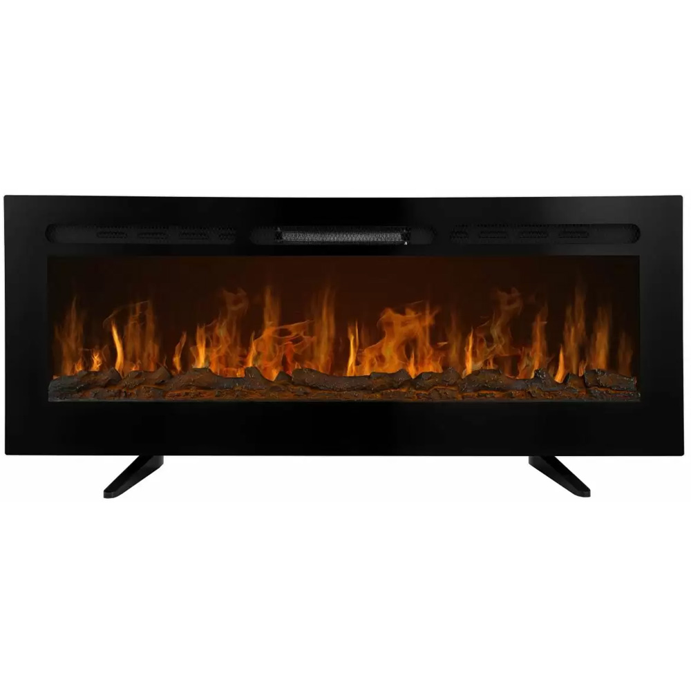 MonsterShop Black Electric Inset Fireplace 2000W Image 2