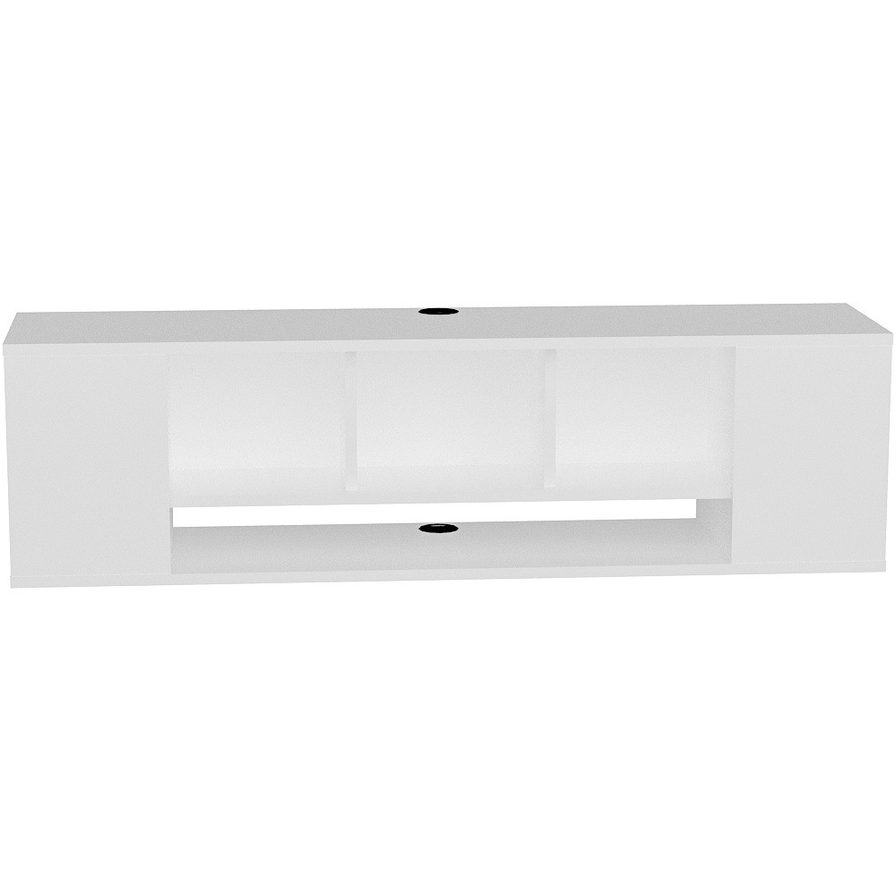 Decorotika Paldi 6 Shelf White Floating TV Unit Image 5