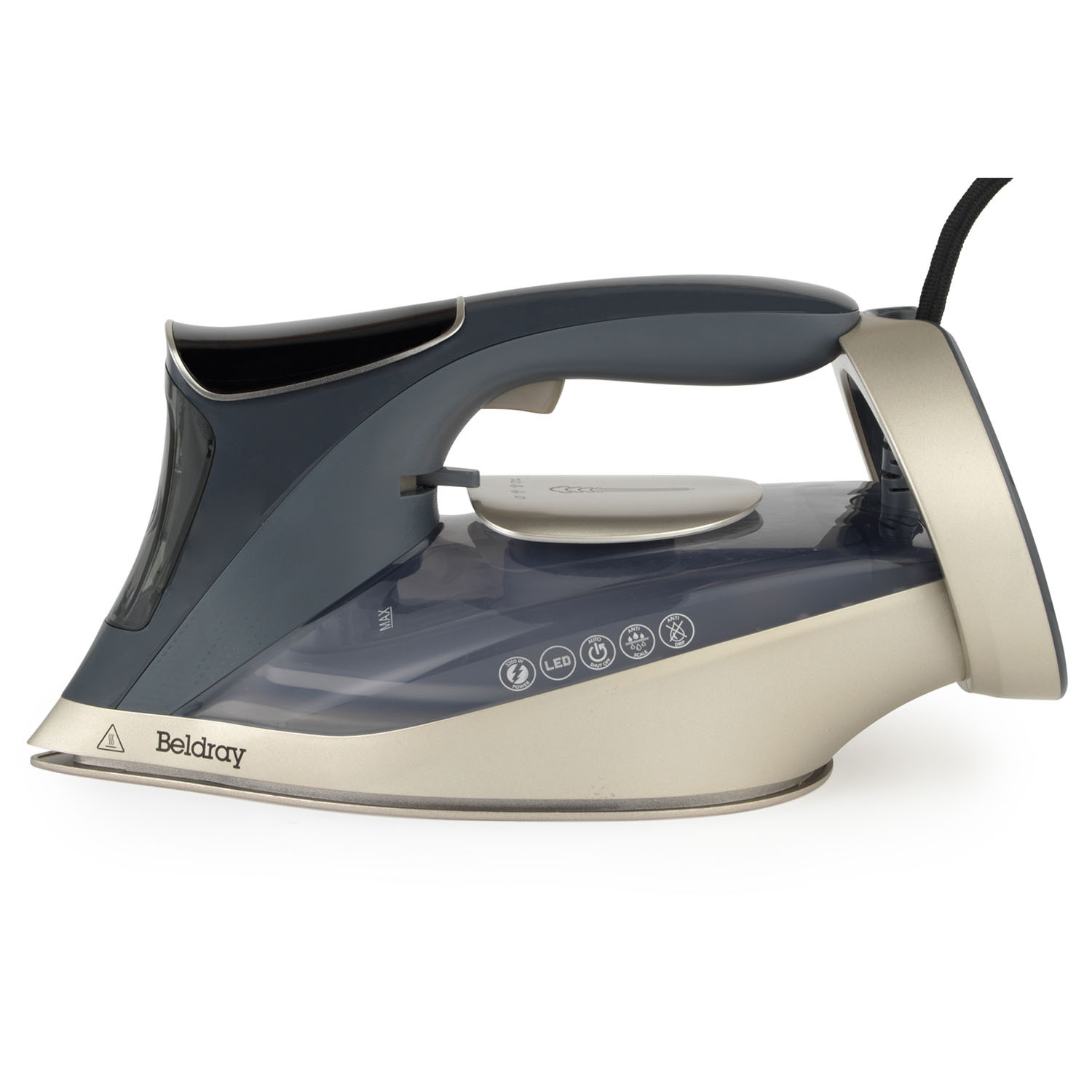 Beldray Digital Steam Iron 3200W - Black and Gold Image 8