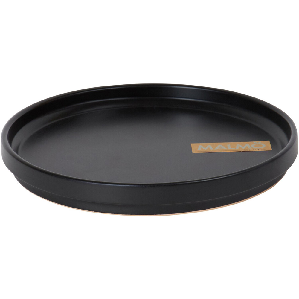 Malmo Stacking Side Plate - Black Image 5