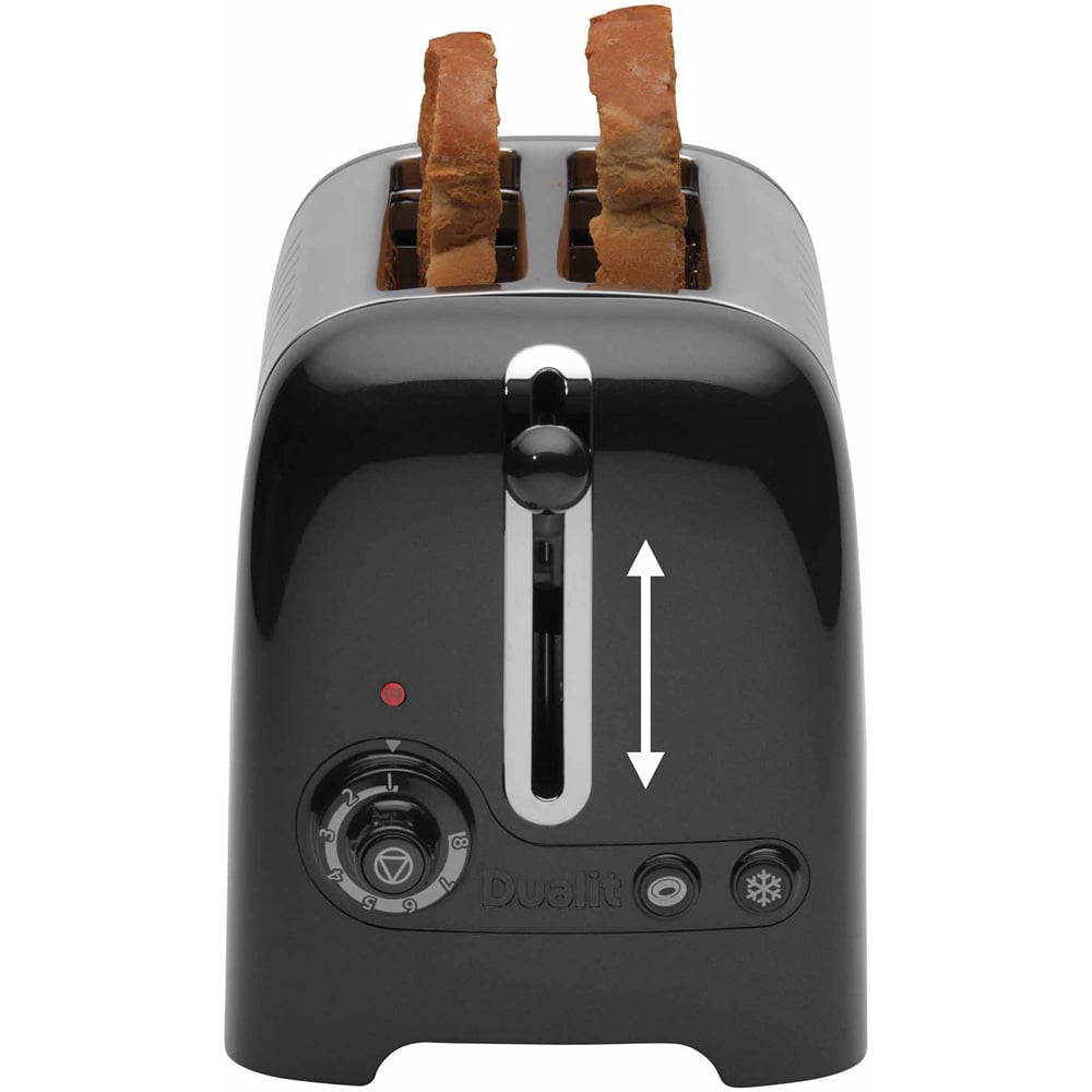 Dualit Lite DA2625 Black 2 Slice Toaster Image 4