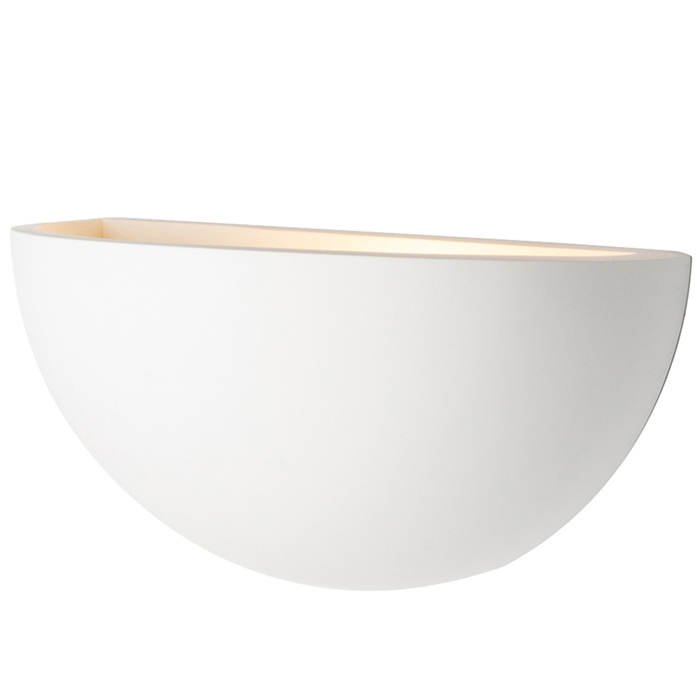 Inlight Pernie Paintable Plaster Wall Uplighter Image 3