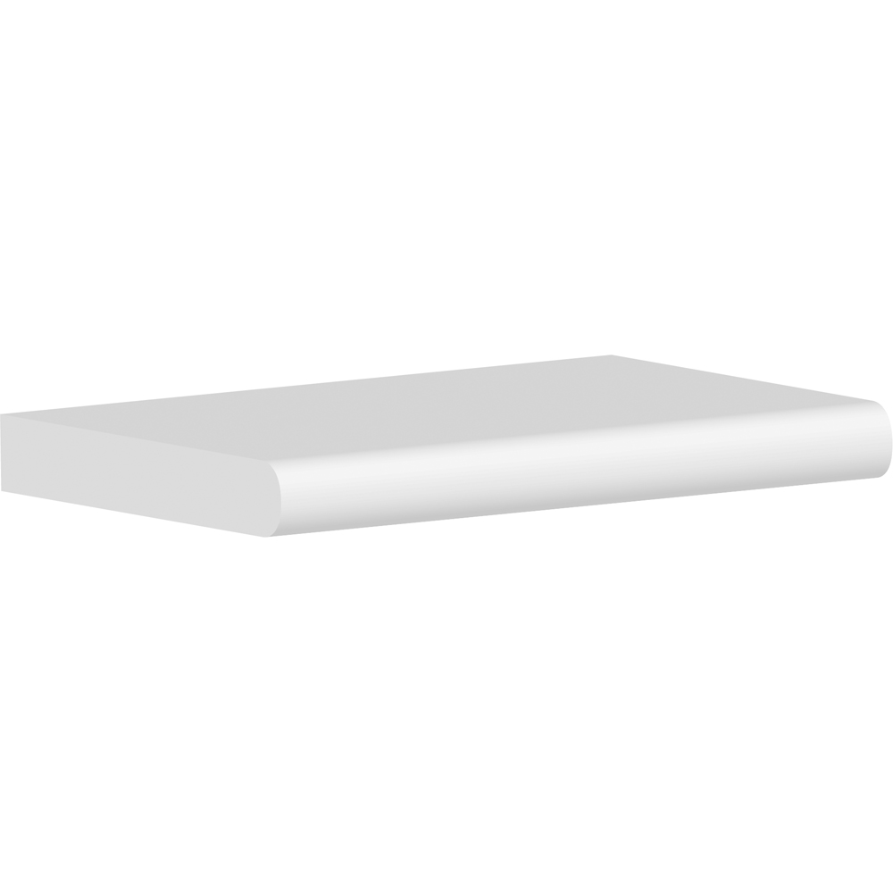 National Skirting White Full Round Primed Window Board 18mm 250 x 3040mm Image 1