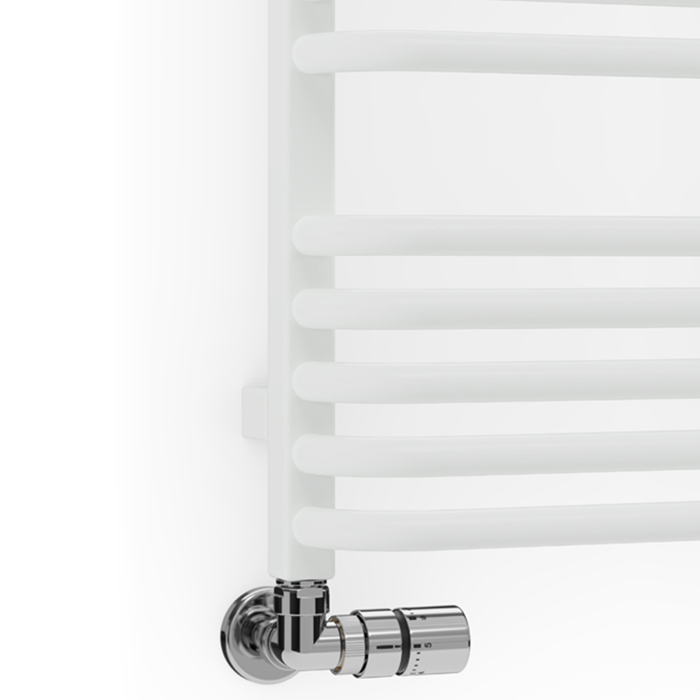 Terma Alex White Heated Towel Rail 1140 x 500mm Image 5