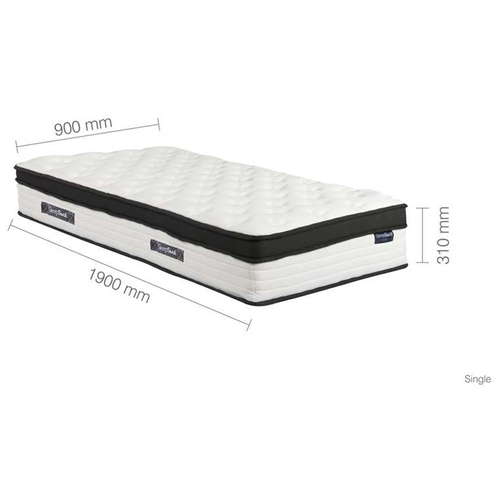 SleepSoul Cloud Single Pocket Spring Memory Foam Mattress Image 9