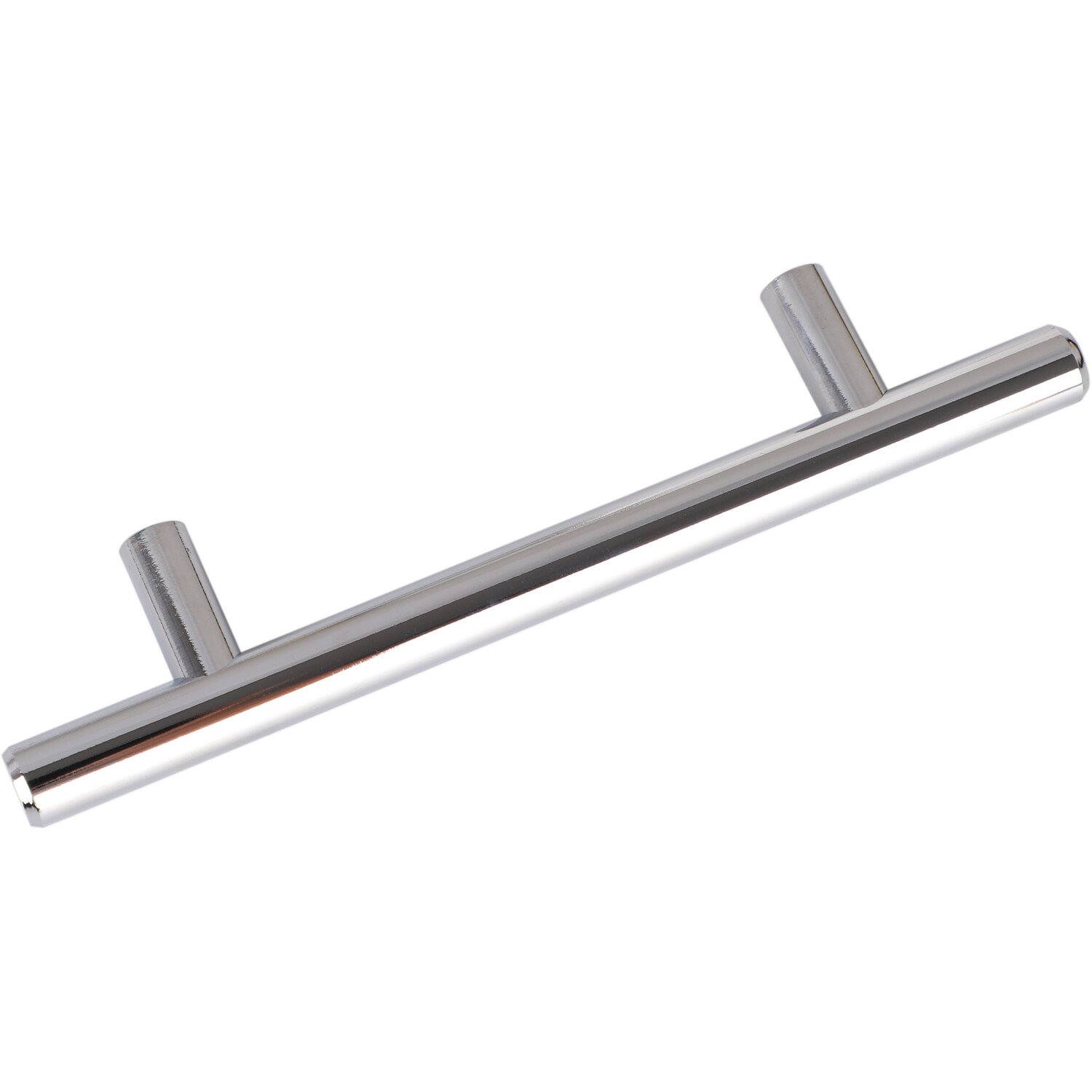Pack of 2 T Bar Cabinet Pull Handles Polished Chrome Image 2