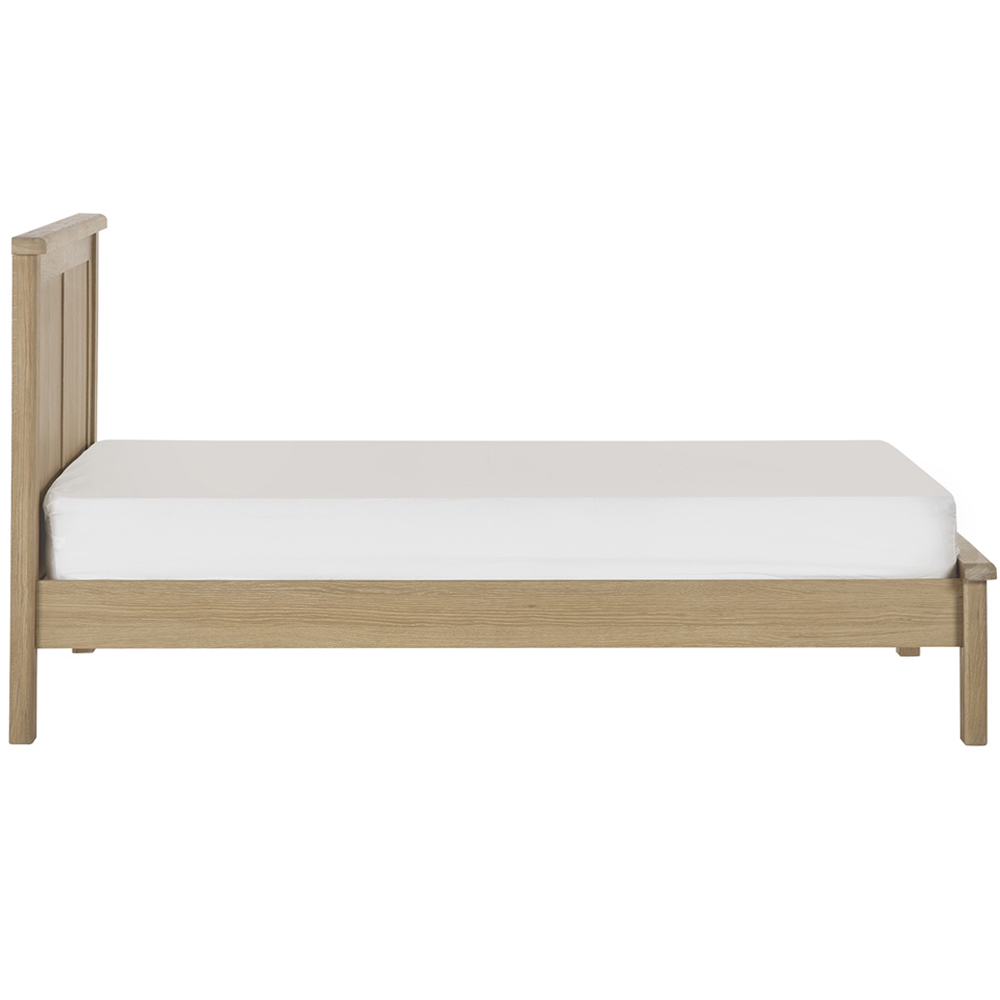 Julian Bowen Memphis King Size Limed Oak Bed Frame Image 4