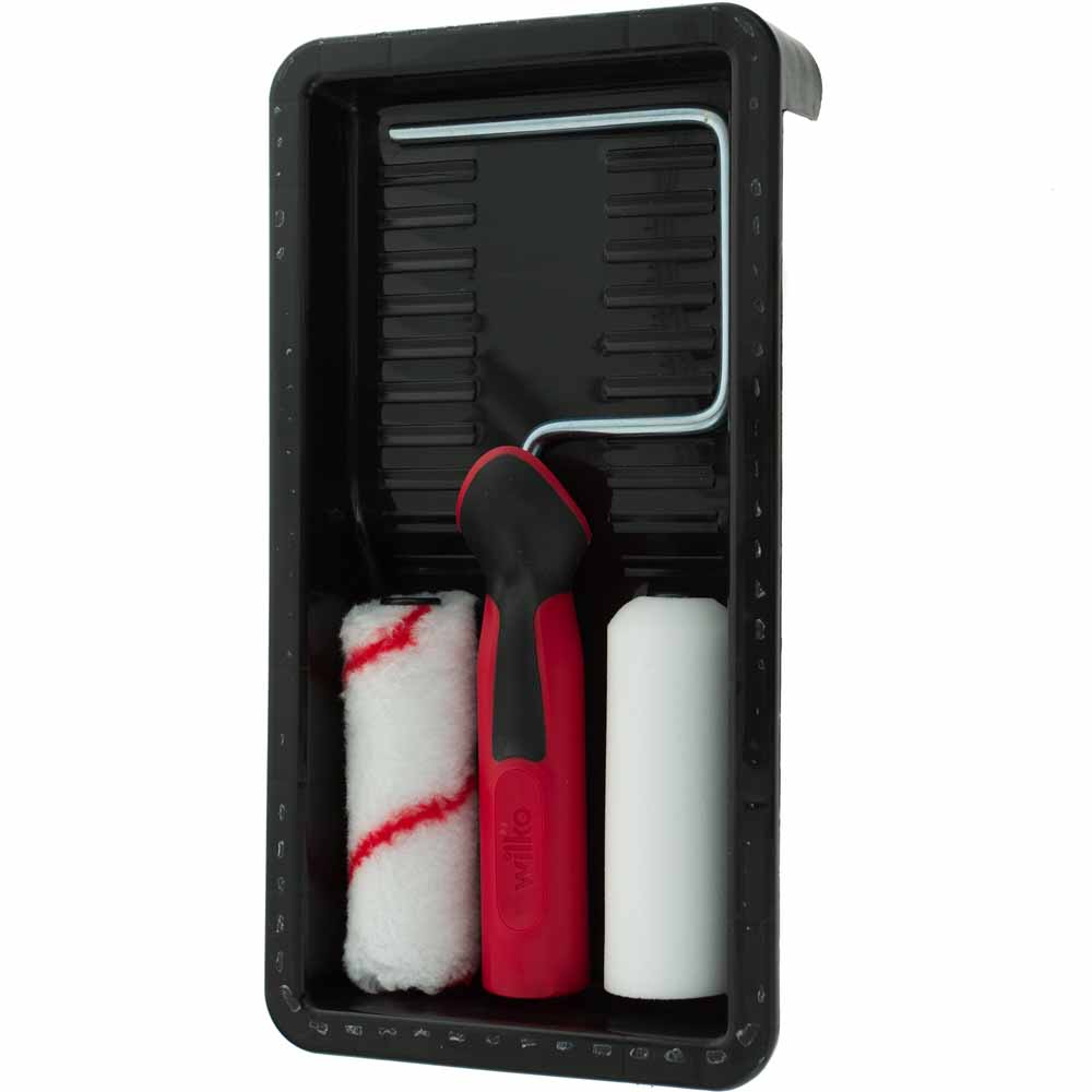 Wilko 4 Pack Mini Gloss and Emulsion Roller Kit Image 4