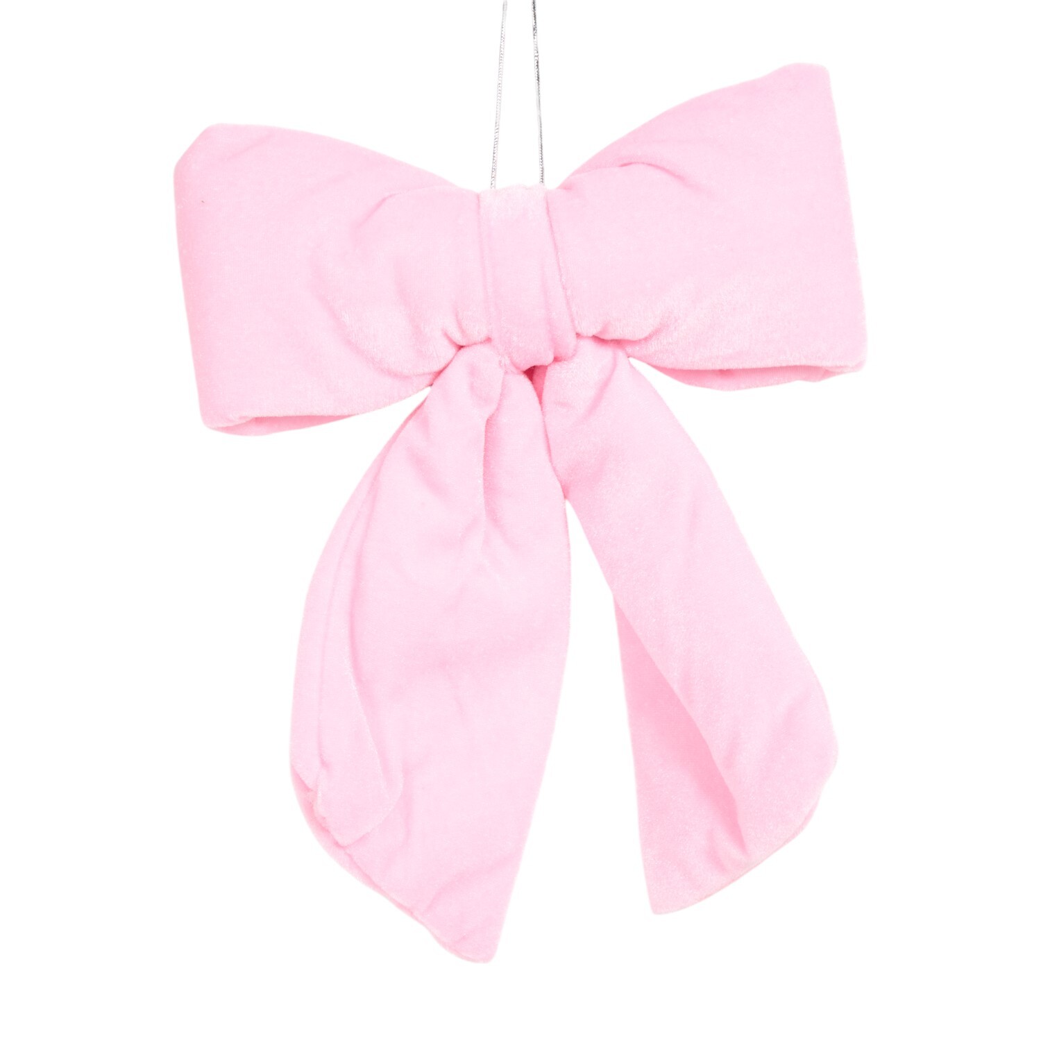 Chunky Plush Bow Hanging Decoration Image 4