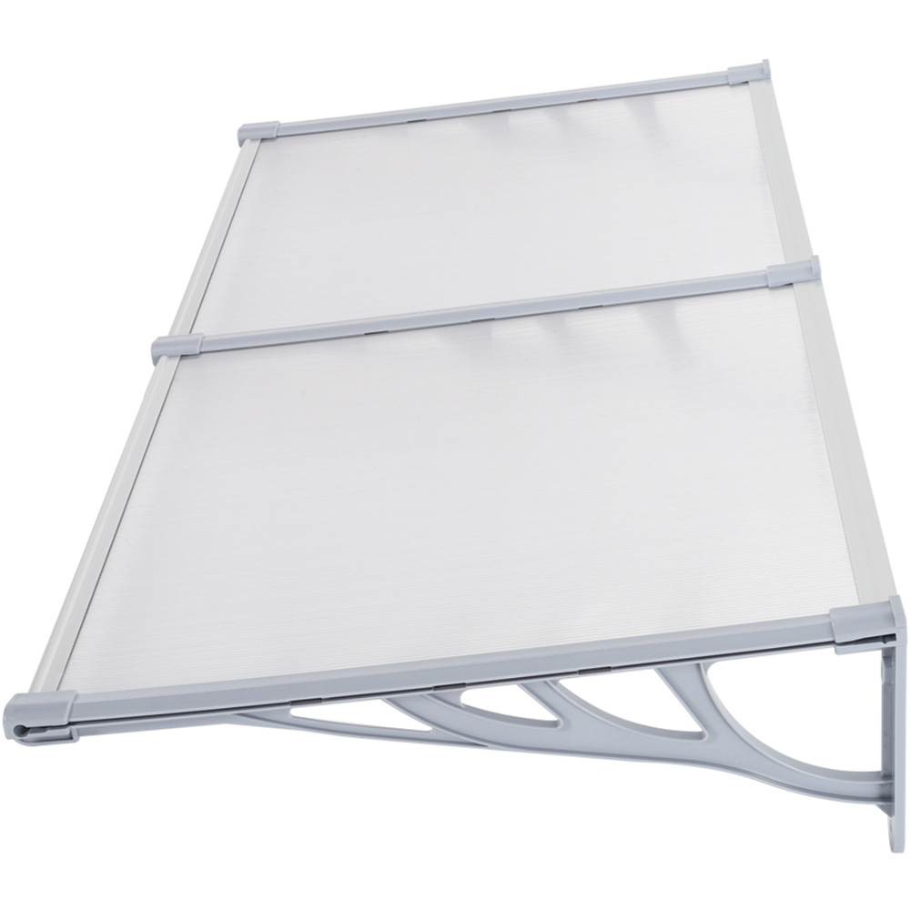 Living and Home Grey Front Door Canopy 90 x 190cm Image 3