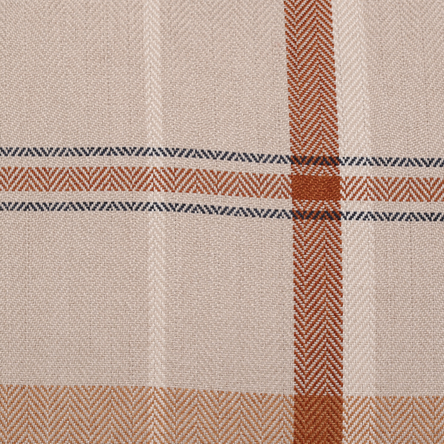 Divante Finlay Check Cushion - Natural Image 3