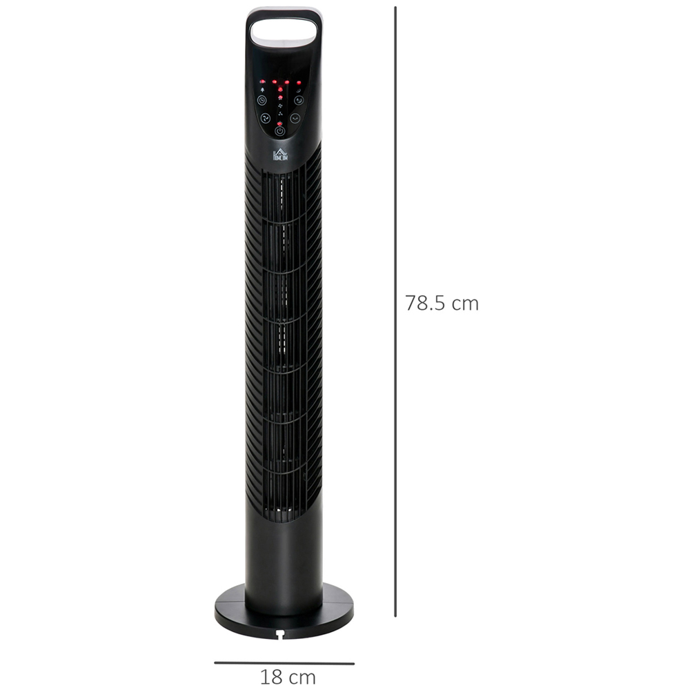 HOMCOM Black Tower Fan 31 inch Image 6