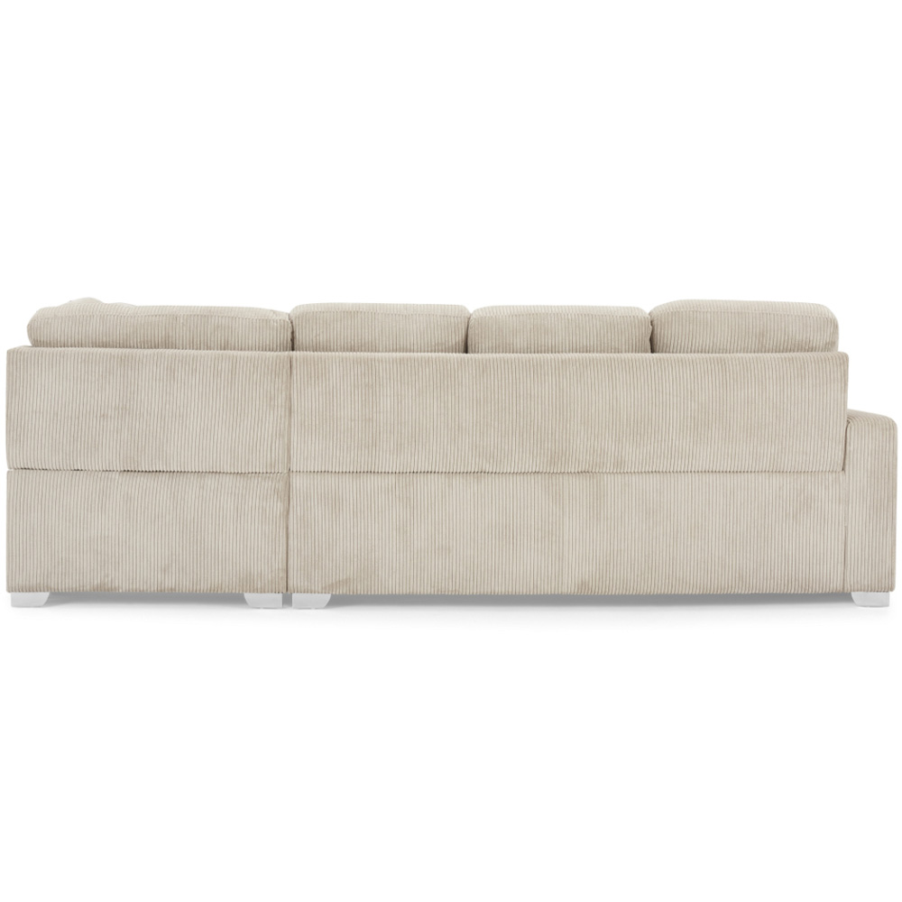 Home Detail Alcott 6 Seater Mocha Jumbo Cord Fabric Right Hand Corner Sofa Image 5