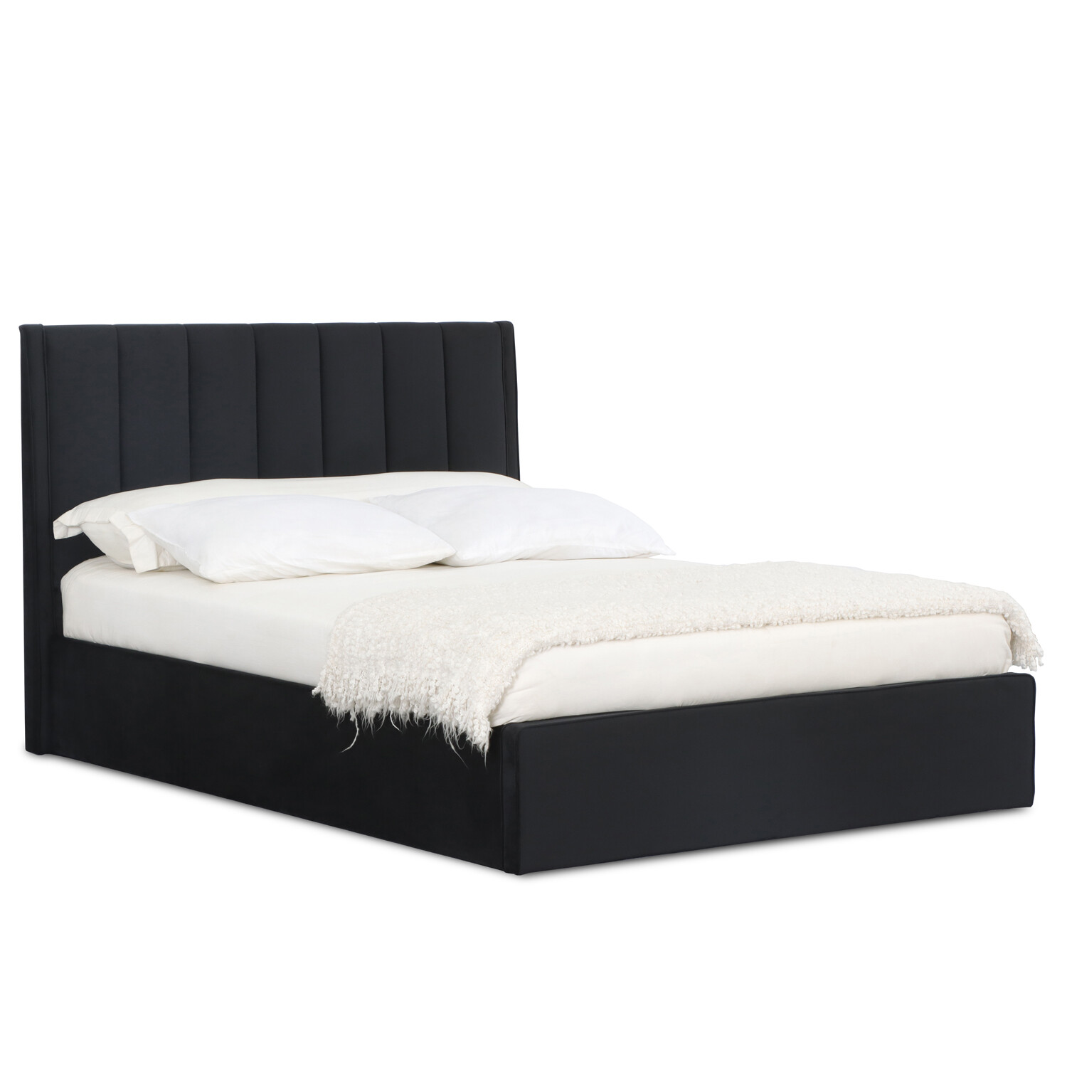 Willow Ottoman Black - Black / King Image 7