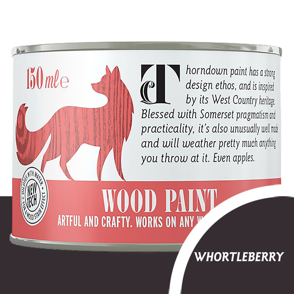 Thorndown Whortleberry Satin Wood Paint 150ml Image 4