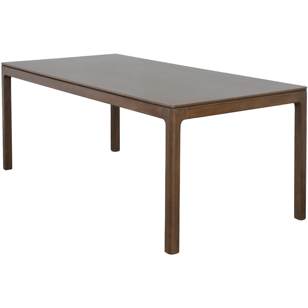 HGD Lorenzo 6 Seater Dining Table Oak Veneer Image 2
