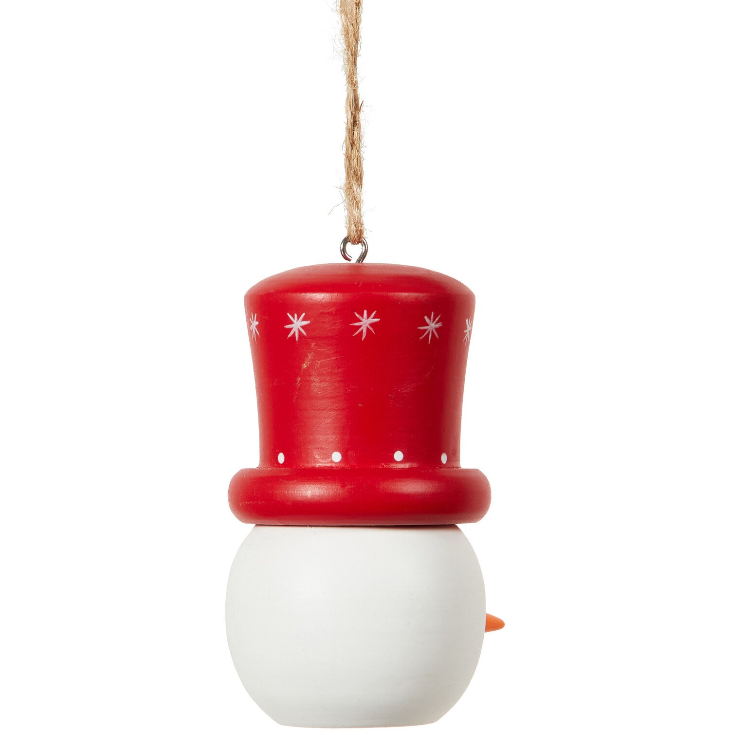 Wooden Snowman Hanging Decoration Image 2