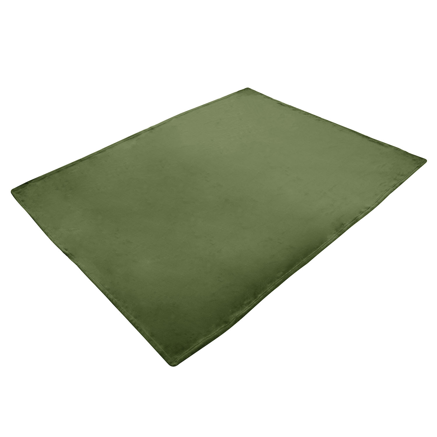 Super Soft Throw - Olive Green Image 2